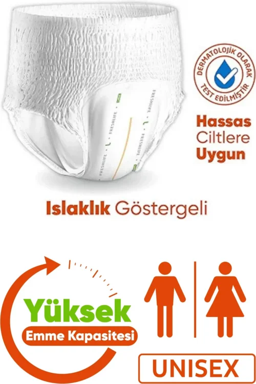 Freshlife Yetişkin Külotlu Hasta Bezi Emici Külot L Beden 30 Adet