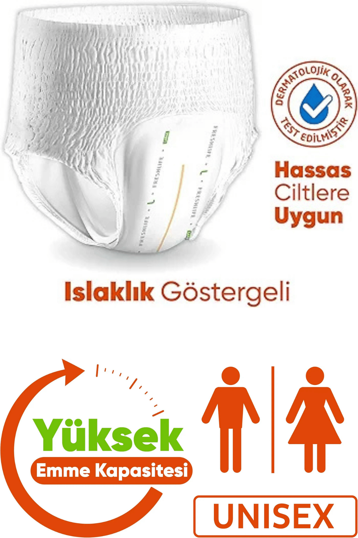 Freshlife Yetişkin Külotlu Hasta Bezi Emici Külot L Beden 30 Adet