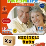 Freshlife belbantlı yetişkin hasta bezi xlarge paketleri