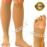 Diz Altı Çorabı Burnu Açık (ten Rengi) Orta Basınç Ccl2(çift Bacak)