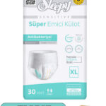 Külotlu Yetişkin Hasta Bezi XLarge Beden 60 Adet (2 Paket)