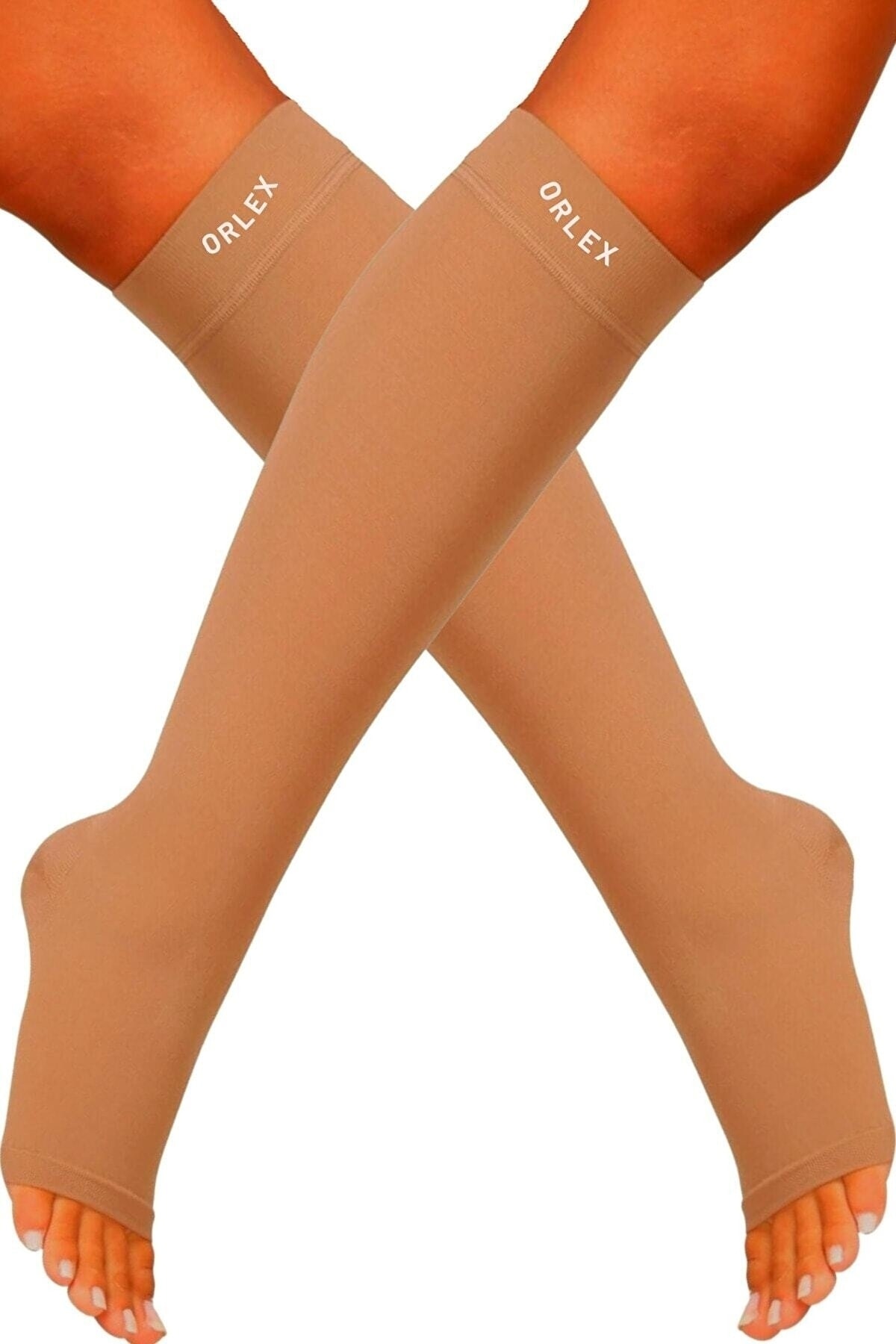 Diz Altı Corabı Burnu Açık Ccl2 Orta Basınc - Görsel 1