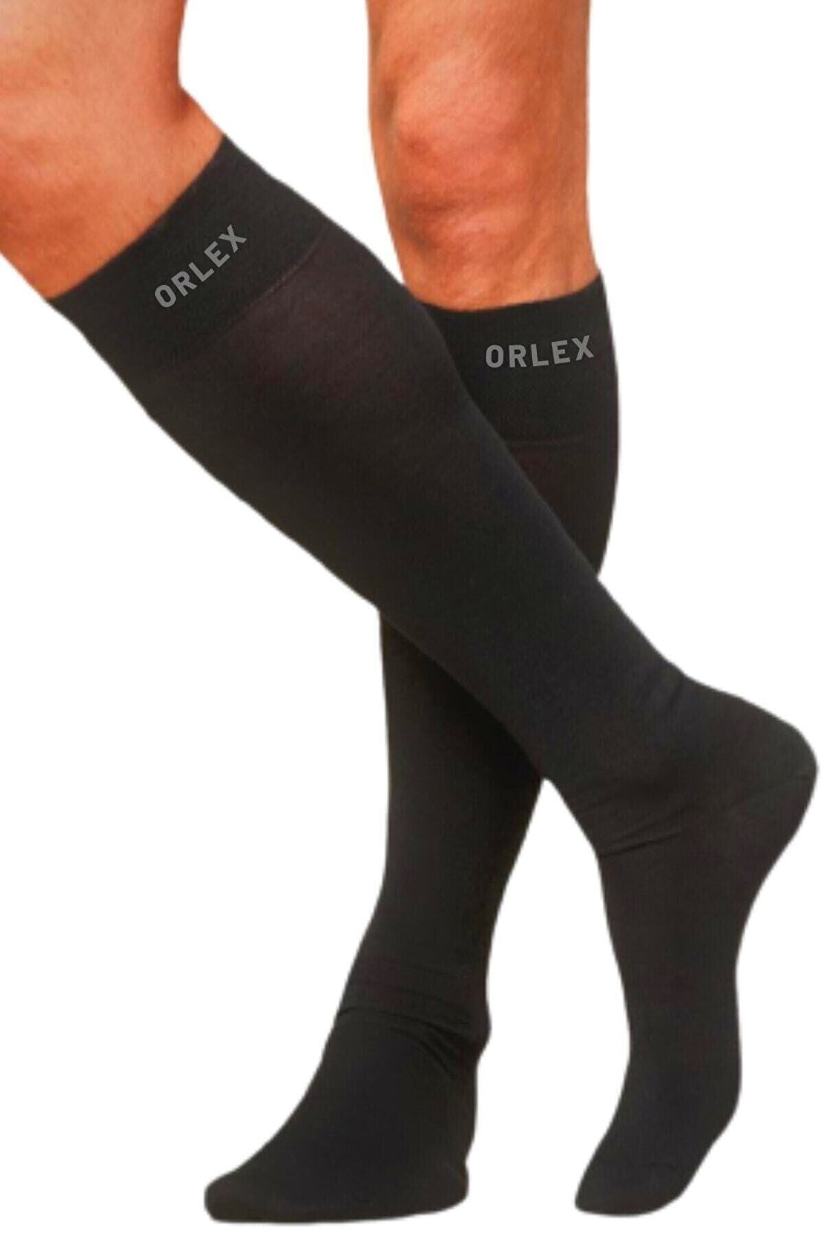 Diz Altı Corabı Burnu Kapalı Ccl2 Orta Basınc-siyah- - Görsel 1