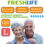 Hasta Bezi Freshlife Belbantlı (L) Beden 120 Adet 4 Paket