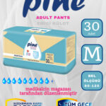Pine Yetişkin Külotlu Hasta Bezi 30'lu (M) Beden 1 Paket