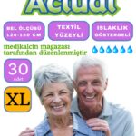 Hasta Bezi Actuel Belbantlı 30'lu (XL) 1 Paket (ıslaklık Göstergeli)