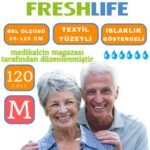Hasta Bezi Freshlife Belbantlı 120 Adet (M) Beden 4 Paket