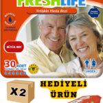 Freshlife Belbantlı Hasta Bezi Large Beden 60 Adet (2 PAKET) (HEDİYELİ)