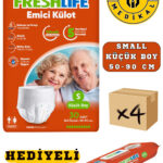 Freshlife Yetişkin Külotlu Hasta Bezi Emici Külot Small (Küçük Boy) 120 Adet