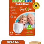 Freshlife Yetişkin Külotlu Hasta Bezi Emici Külot Small (Küçük Boy) 60 adet