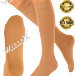 Diz Altı Variss Çorabı Orta Basınç Burnu Kapalı (TEN RENGİ) (ÇİFT BACAK)