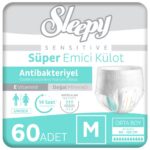 Sensitive Antibakteriyel Emici Külot Medium 30x2 60 Adet