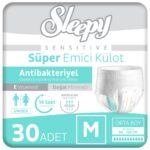 Sensitive Antibakteriyel Emici Külot Medium 30 Adet