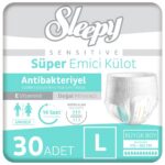 Sensitive Antibakteriyel Emici Külot Large 30 Adet