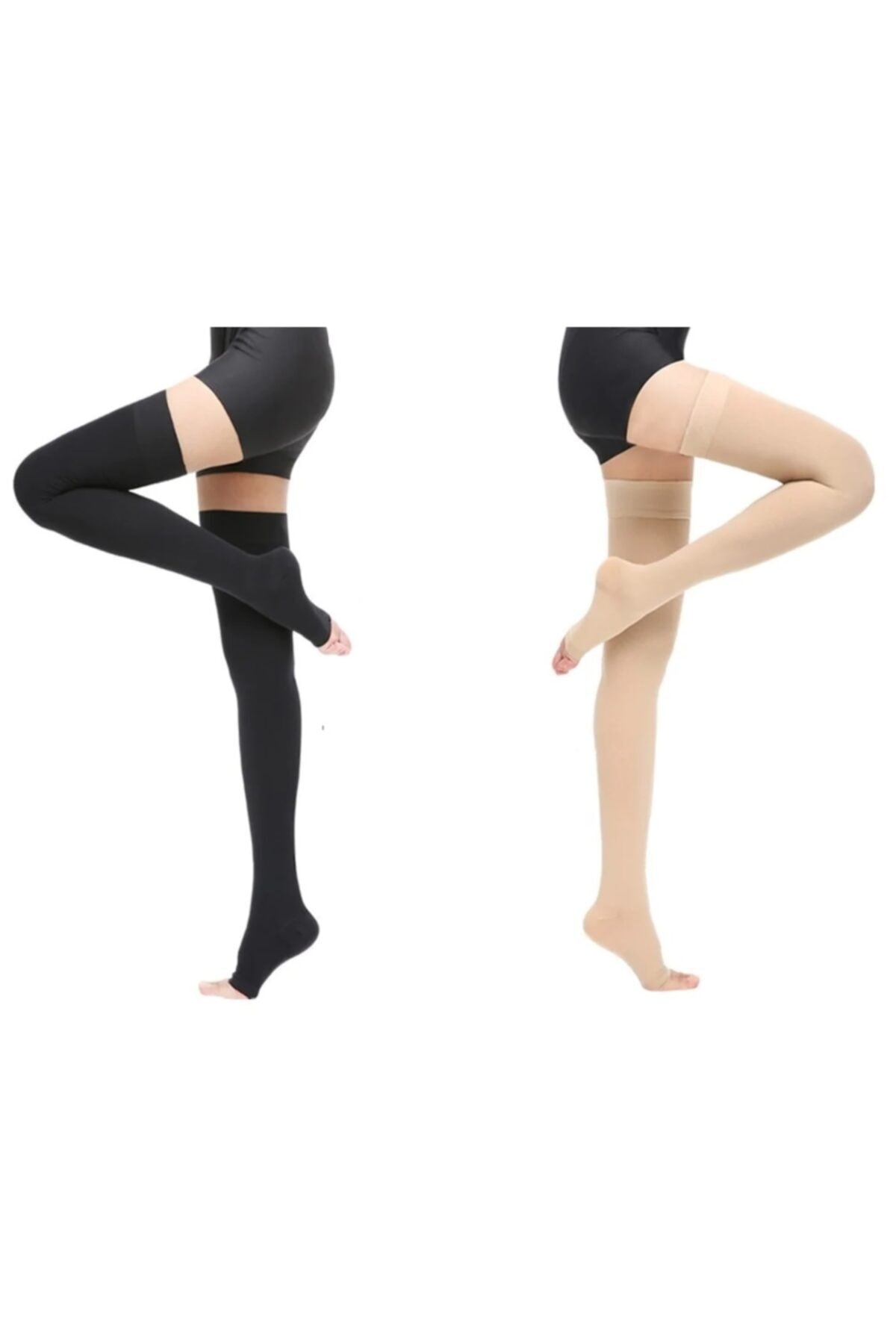 ® Orx-v 1103 Diz Üstü Silikonlu Çorabı - Görsel 1