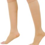 Diz Altı Variss Çorabı Orta Basınç Ccl2 Burnu Açık (TEN RENGİ - ÇİFT BACAK) Elit Seri