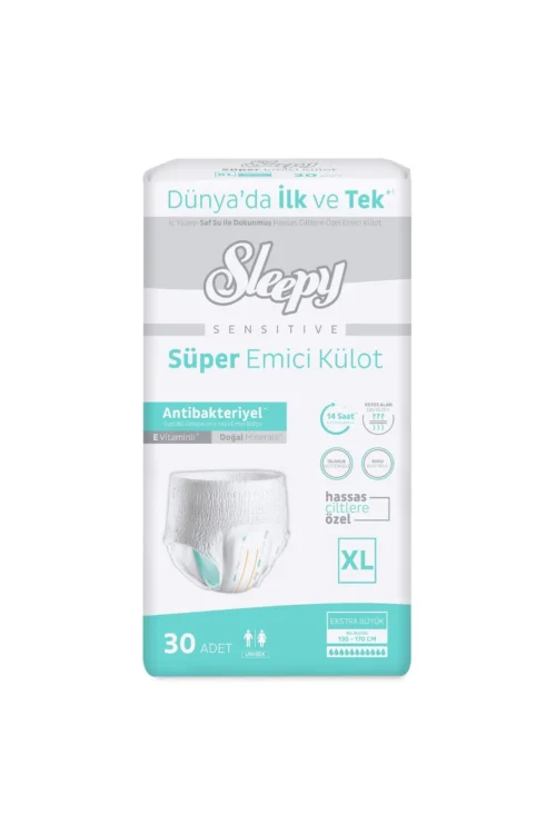 Sensitive Antibakteriyel Emici Külot Xlarge 30 Adet