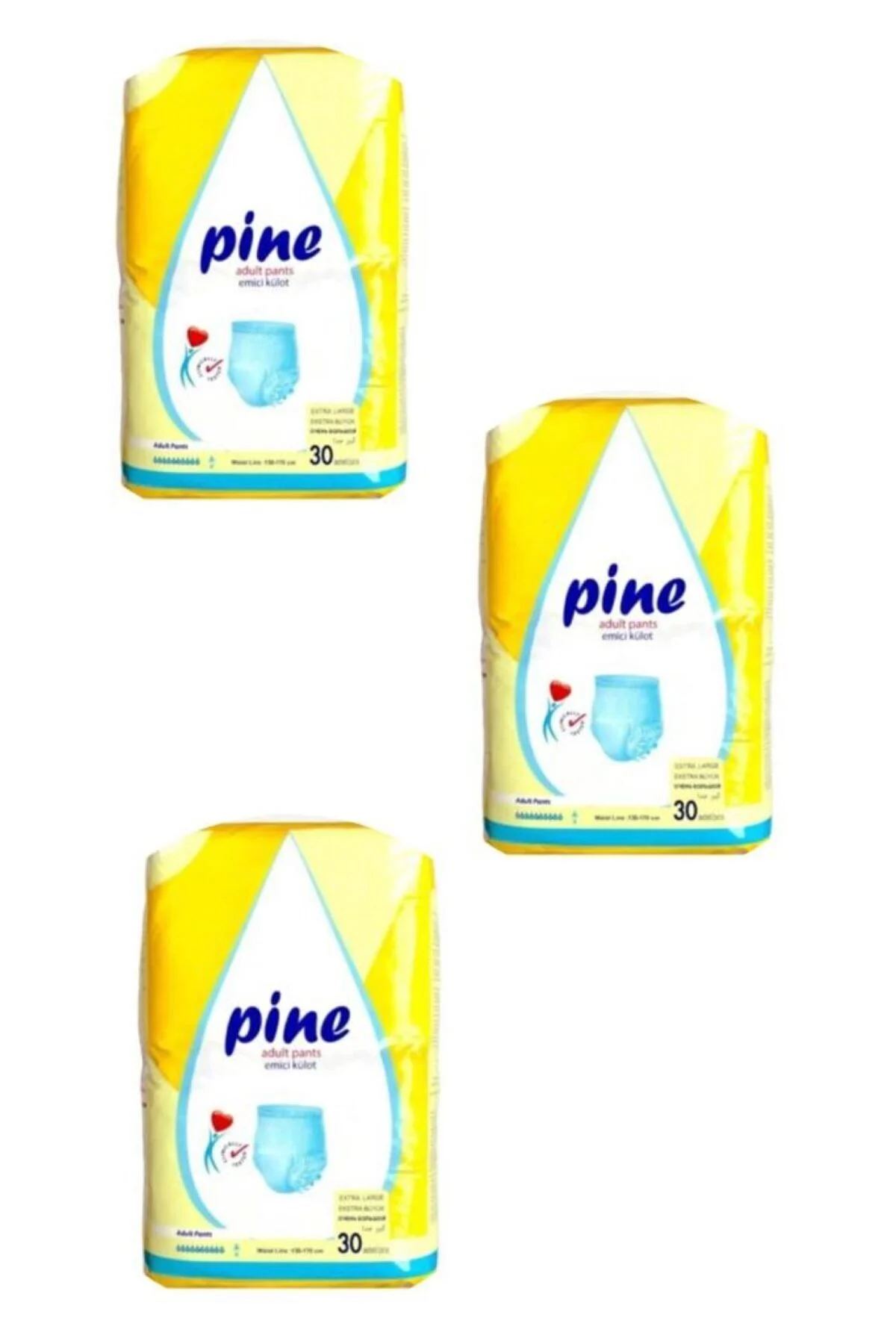 Emici Külot Xl 30’lu 3 Paket Hasta Bezi