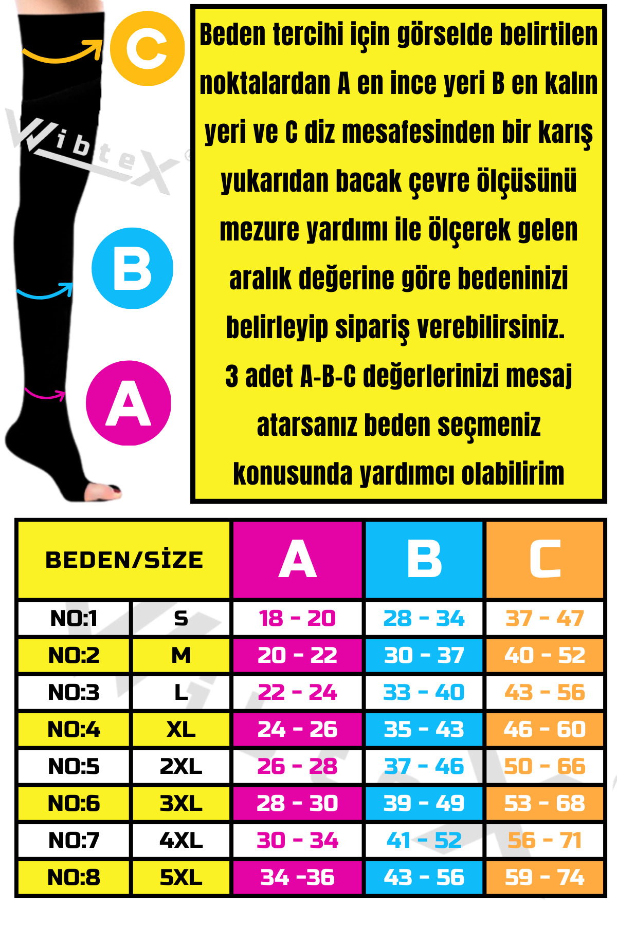 Diz Üstü Variss Çorabı Orta Basınç Burnu Açık (SİYAH RENK) (ÇİFT BACAK)