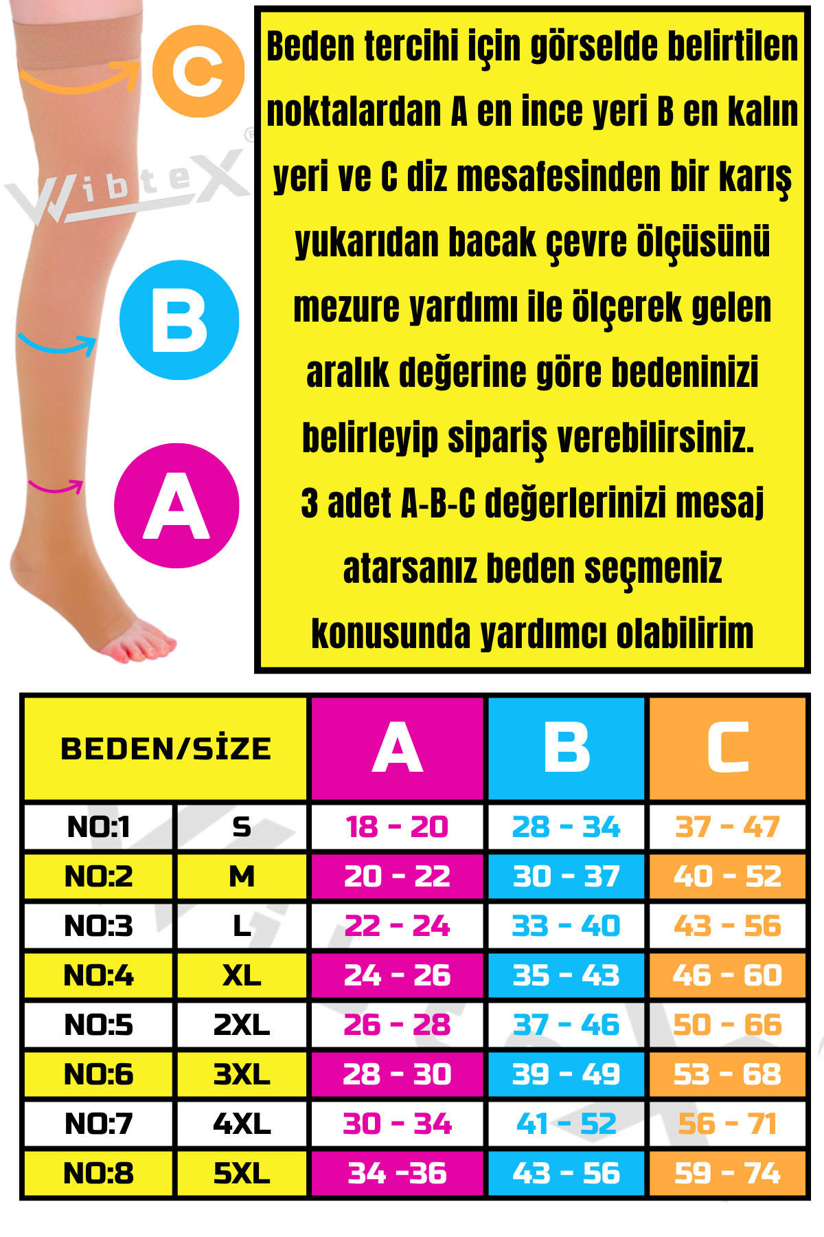 Diz Üstü Variss Çorabı Orta Basınç Burnu Açık (TEN RENGİ) (ÇİFT BACAK)