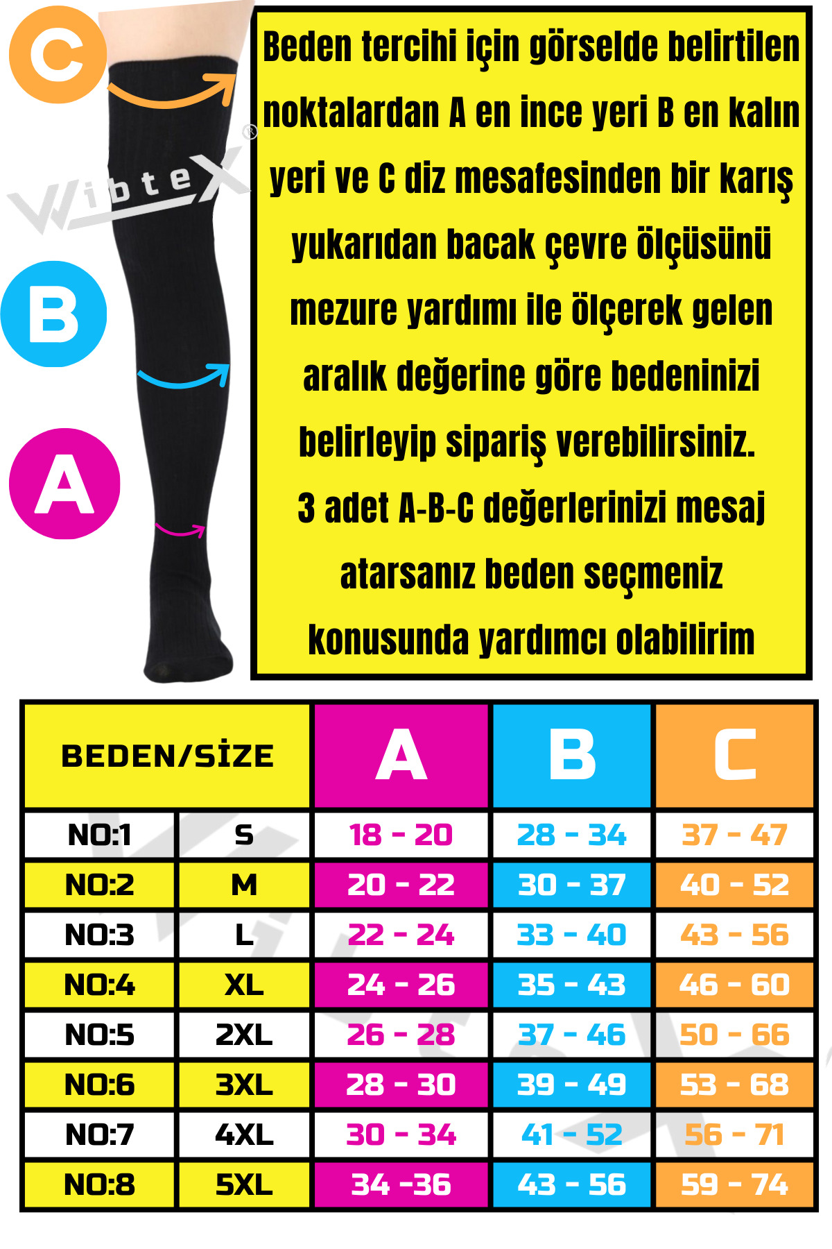 Diz Üstü Variss Çorabı Orta Basınç Burnu Kapalı (SİYAH RENK) (ÇİFT BACAK)