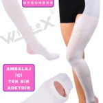 Ameliyat Çorabı Belden Kemerli Anti-emboli (TEK 1 ADET SOL BACAK)