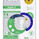 Belbantlı Yetişkin Hasta Bezi Unısex Süper 3 Gece Bezi | XLarge (XL) 30 Adet 1 PAKET