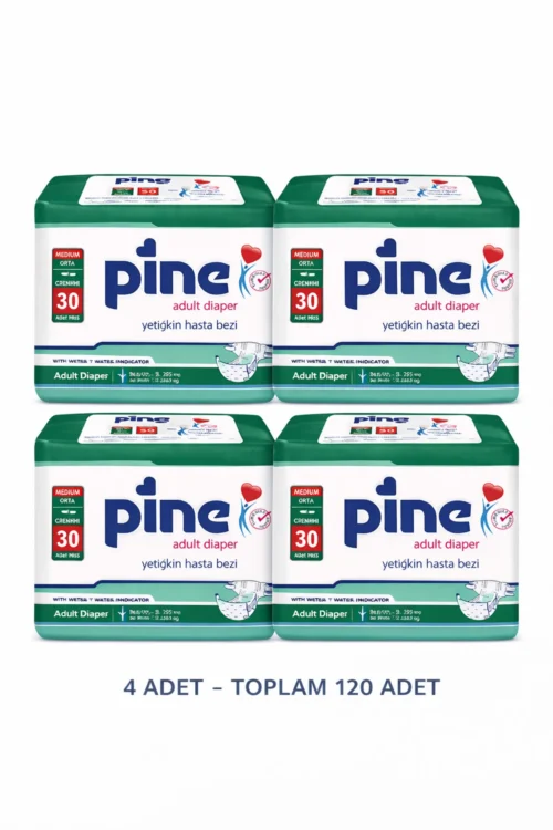 Bel Bantlı M 120'li (4 PAKET) Hasta Bezi