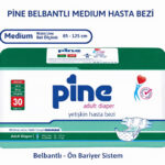 Belbantlı Hasta Bezi Orta Boy Medium 30 Lu
