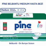 Belbantlı Hasta Bezi Orta Boy Medium 30 Lu