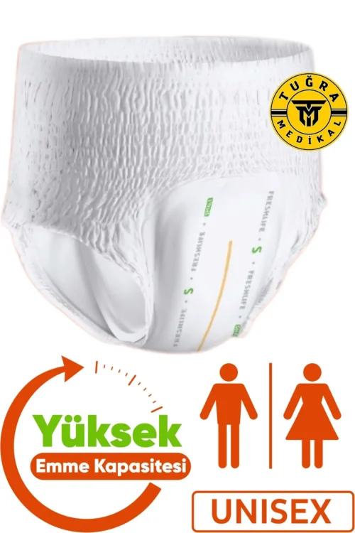 Freshlife Yetişkin Külotlu Hasta Bezi Emici Külot Small (Küçük Boy) 120 Adet