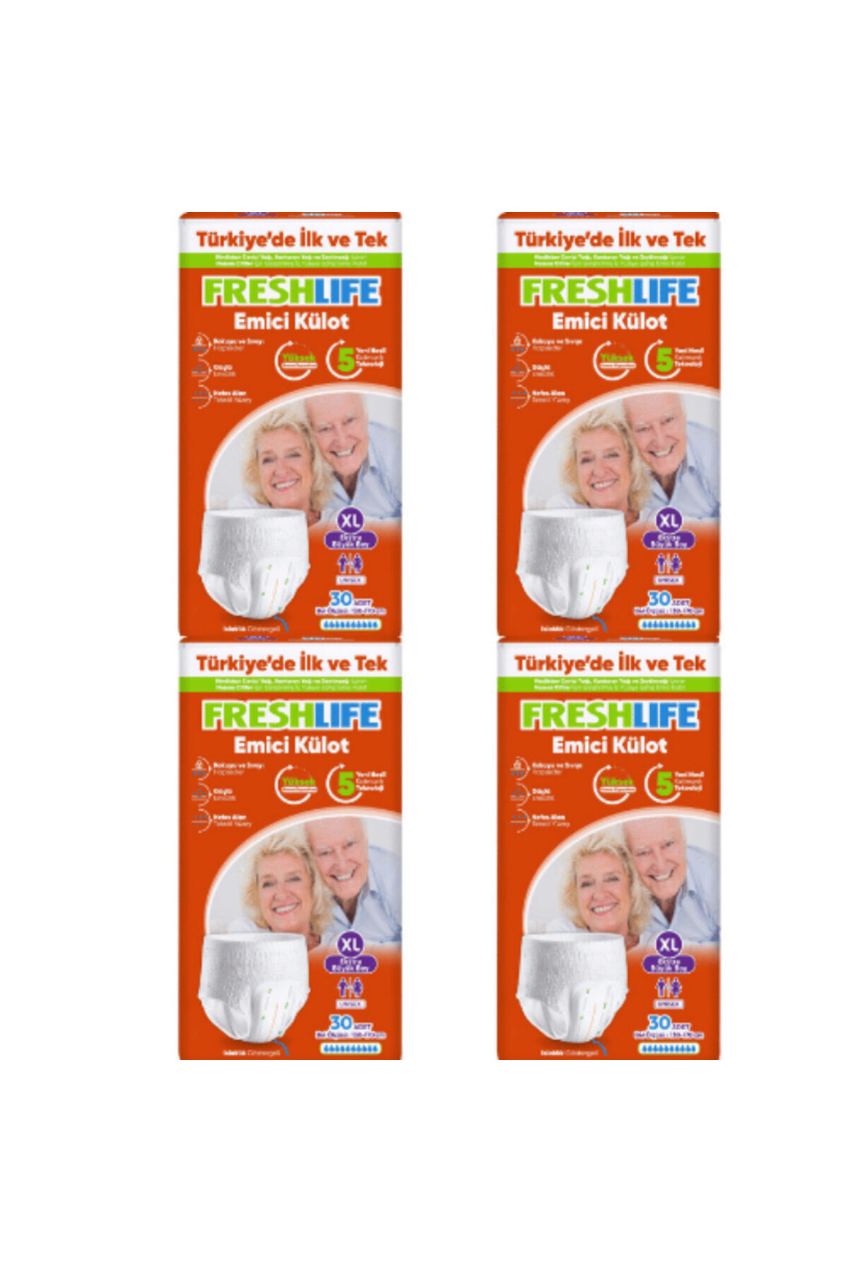 FRESHLİFE EMİCİ KÜLOT XL (EKSTRA BÜYÜK BOY) 120 ADET