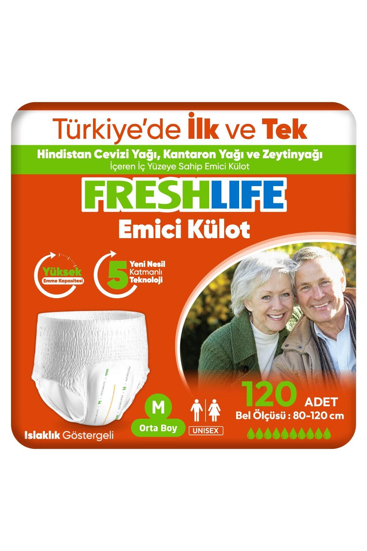 Medium Emici Külot 30’lu 4 Paket (120 ADET)