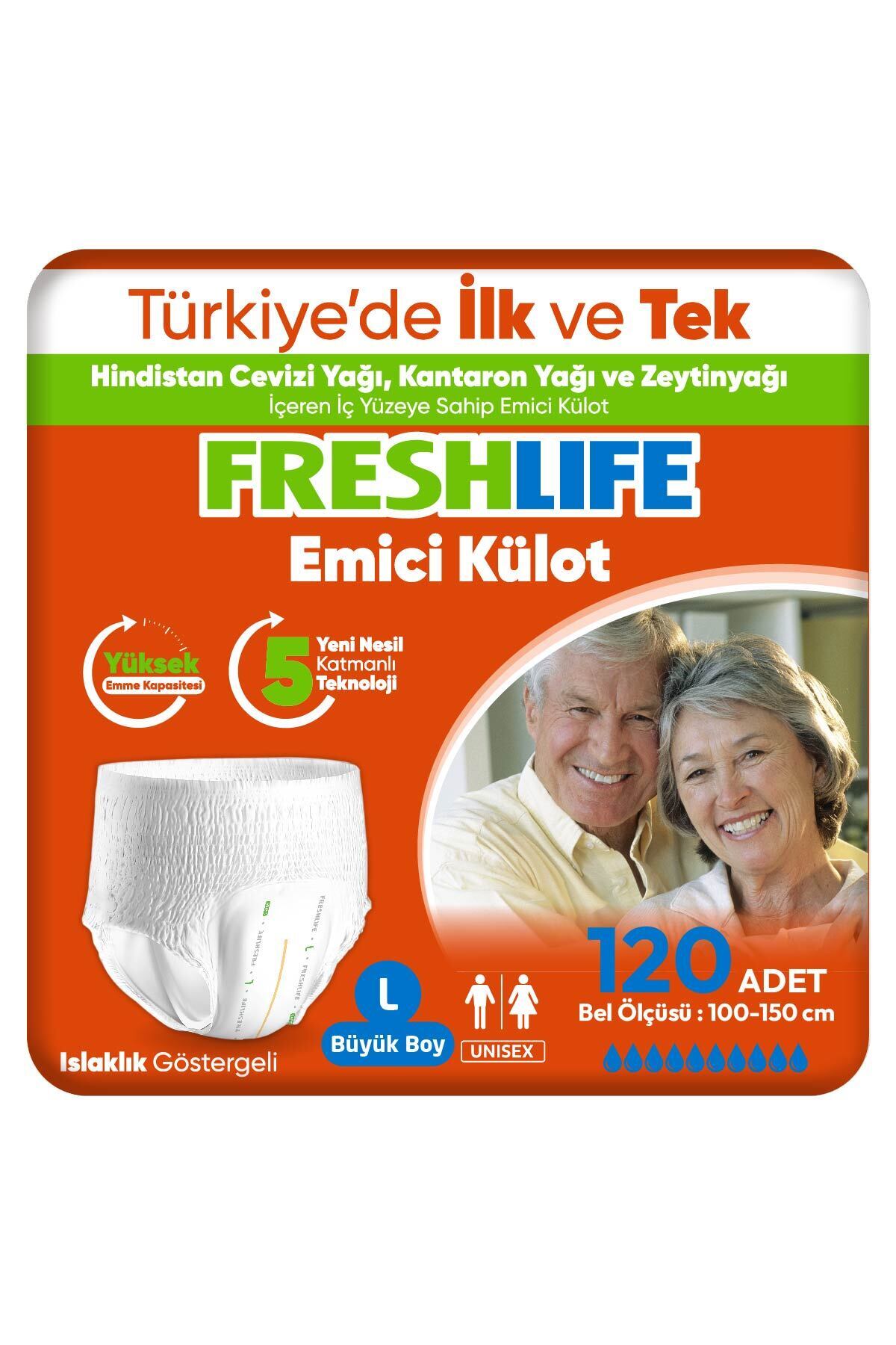 Large Emici Külot 30’lu 4 Paket (120 Adet)