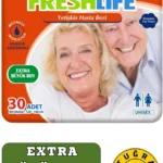 Hasta Bezi Freshlife Belbantlı 30’lu (XL) Beden 1 Paket (ISLAKLIK GÖSTERGELİ) – XL, Belbantlı