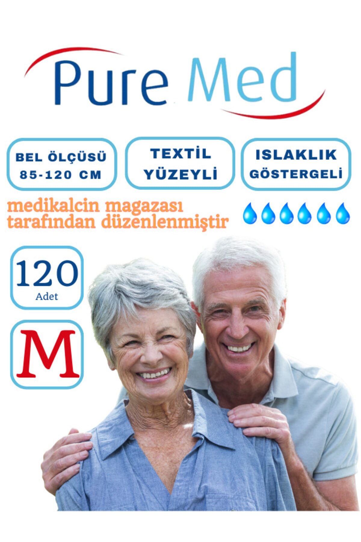 Hasta Bezi Puremed Belbantlı 120 Adet (M) Beden 4 Paket