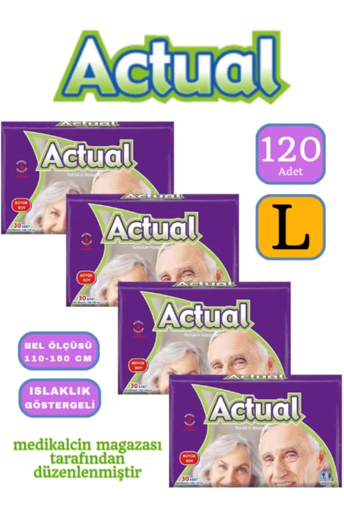 Hasta Bezi Actuel Belbantlı 120 Adet (L) Beden 4 Paket