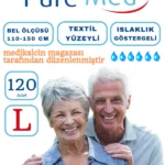Hasta Bezi Puremed Belbantlı (L) 120 Adet 4 Paket – Belbantlı, L
