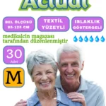 Hasta Bezi Actuel Belbantlı 30’lu (M) Beden 1 Paket (ıslaklık göstergeli) – Belbantlı, M
