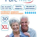 Hasta Bezi Puremed Belbantlı 30’lu (XL) Beden 1 Paket (ISLAKLIK GÖSTERGELİ) – Belbantlı, XL