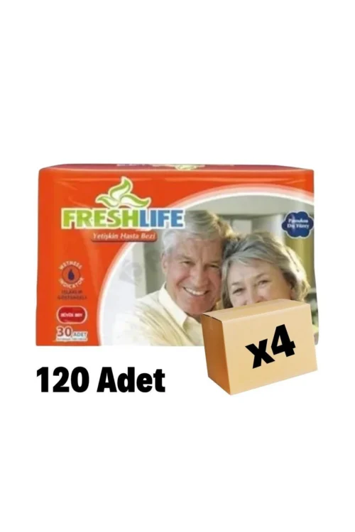 Belbantlı Hasta Bezi 120 Adet Large