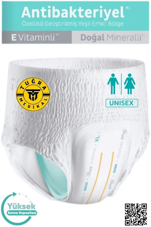 Külotlu Yetişkin Hasta Bezi XLarge Beden 30 Adet (1 Paket)