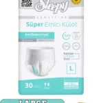 Külotlu Yetişkin Hasta Bezi Large Beden 60 Adet (2 Paket)