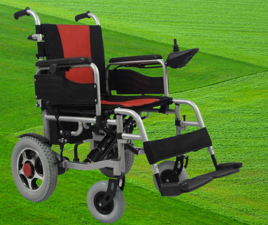 Akülü tekerlekli sandalye kullanan kişi, elektrikli mobilite cihazı